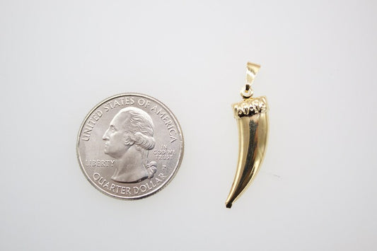 18K Gold Filled Wolf's Tooth - Protection Charm